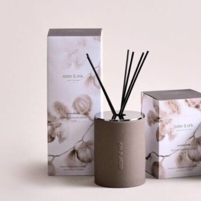 Fig tree and wood ash reed diffuser